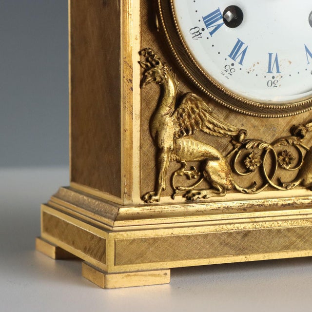 Table Clock from La Vallée Manufacture For Sale - Image 6 of 11