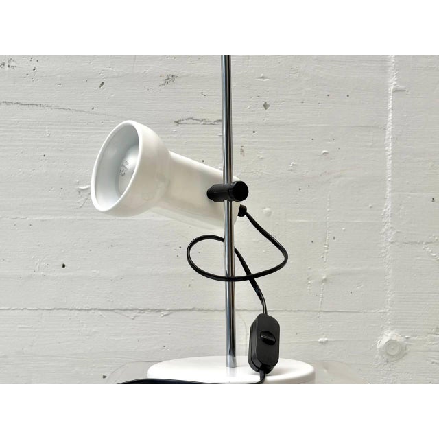 Space Age White Metal Table Lamp, 1970s For Sale - Image 16 of 16