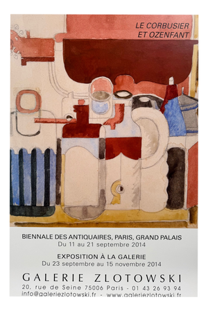 Le Corbusier Nature Morte Puriste Exhibition Poster, 2014