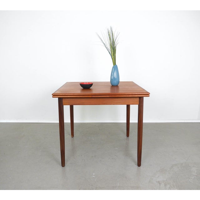 1960s Square Extendable Teak Table by N & R Mobler, Denmark, 1960s For Sale - Image 5 of 18