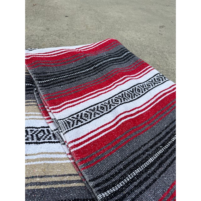 Pair of Vintage Native American Style Throw Blankets For Sale In Atlanta - Image 6 of 9