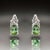 Green Natural Tourmaline Diamond Earrings 14k White Gold 1.57 TCW Certified For Sale - Image 8 of 14