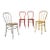 1940s Industrial Painted Steel Café Dining Chairs- Set of 4 For Sale