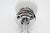 Traditional Antique Milk Glass Chrome Passage Door Knob Set For Sale - Image 3 of 8