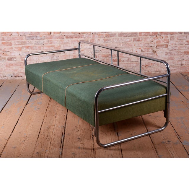 This sofa is an authentic representative of Functionalism and the Bauhaus movement in 1930s Czechoslovakia. During this...