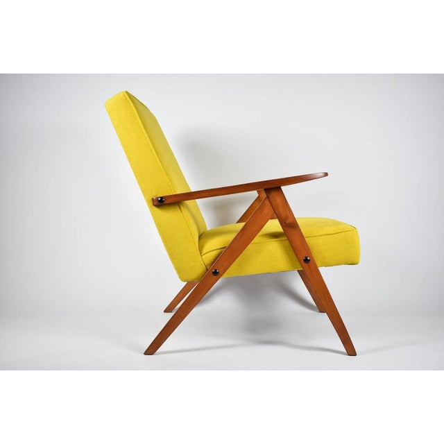 Vintage Yellow Armchair, 1960s For Sale - Image 4 of 15