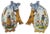 1920s French Quimper Wall Pocket Vases, a Pair For Sale In Los Angeles - Image 6 of 6