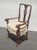 Set of Eight Vintage French Country Rush Seat Dining Chairs For Sale - Image 15 of 16