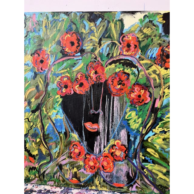 2020s "I Waded Through" Contemporary Abstract Figurative Painting by Monica Shulman For Sale - Image 5 of 12