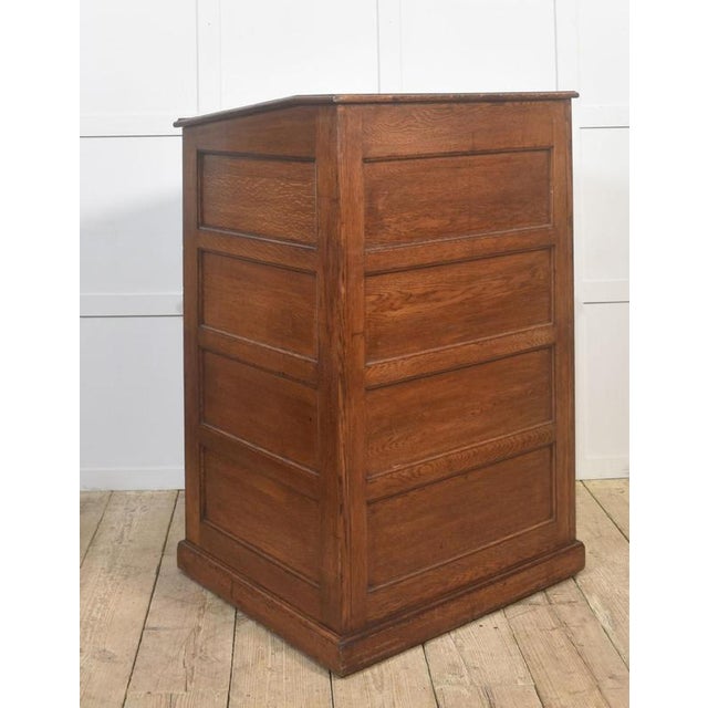 Antique Oak Double Filing Cabinet, 1890s For Sale - Image 13 of 14