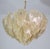 1980s Italian Amazing Large Murano Glass Gold Leaves Chandelier For Sale - Image 6 of 14
