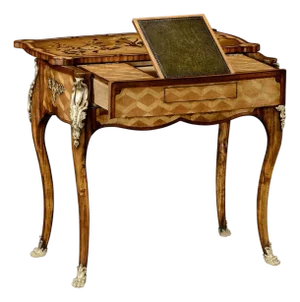 French Mechanical Side Table