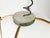 Brown Italian Opaline Glass, Brass & Teak Pendant Lamp, 1950s For Sale - Image 8 of 12