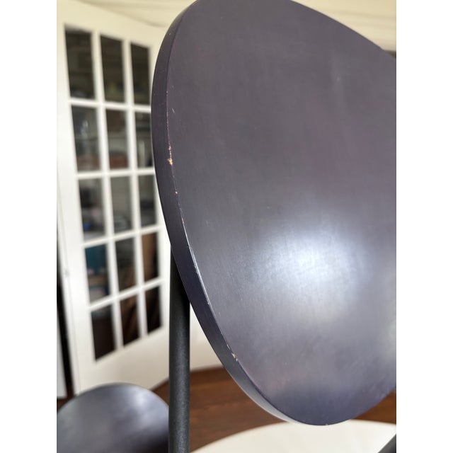 Memphis 1990s Set of 4 Dakota Jackson Memphis Style Vik-Ter Chairs, Black For Sale - Image 3 of 7