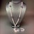 Akoya Tahitian Pearl Diamond Sapphire Necklace 14k Gold Certified For Sale - Image 4 of 16