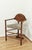 Vintage Swedish Carved Walnut Monk Chair, 1930s For Sale - Image 6 of 15