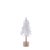 Flocked Pine Tree Tabletop Décor (Set of 3) For Sale In Chicago - Image 6 of 6