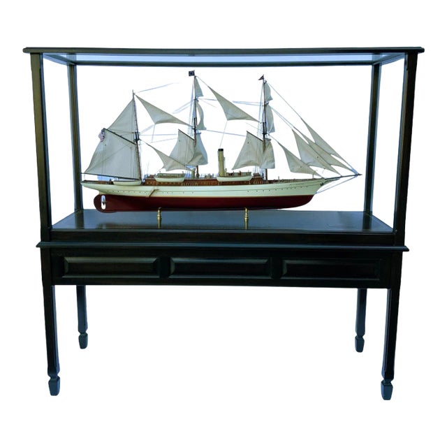 Museum Quality Model of American Steam Yacht Harvard For Sale