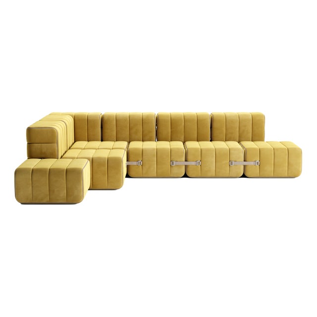 Flexible Large Corner Sofa from Ambivalenz, Set of 12 For Sale
