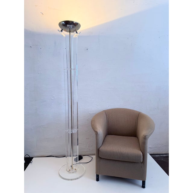 Hollywood Regency Halogen Floor Lamp, 1970s For Sale - Image 16 of 17