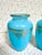 Baccarat Pair of Baccarat Blue Opaline Agate Bud Vases With Gold Gilt For Sale - Image 4 of 6
