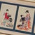 Toyohara Yōshū Chikanobu, Kimono Changing CeremonyTriptych, 1895, Glass, Wood and Paper For Sale - Image 6 of 18