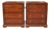1970s National Mt. Airy Campaign-Style Nightstands — Pair For Sale