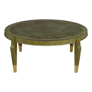 Green Burl Coffee Table - New For Sale