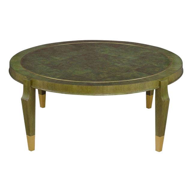 Green Burl Coffee Table - New For Sale