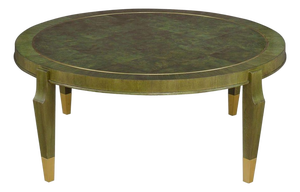 Green Burl Coffee Table - New