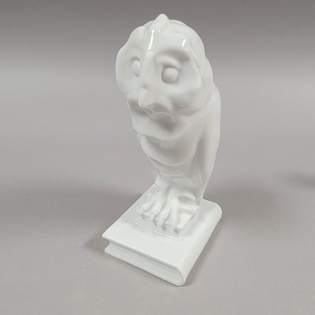 Herend White Porcelain Owl For Sale In Raleigh - Image 6 of 9
