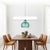 Introduce fresh style to any space with this Coastal Style Blue Textured Glass Clark Pendant. Featuring an aqua honeycomb...