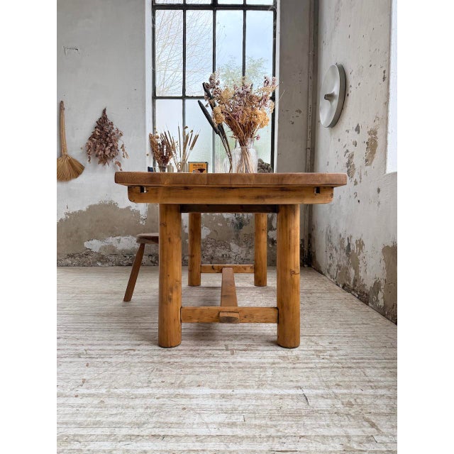 Wood Dining Table by Georges Robert, 1950s For Sale - Image 7 of 18