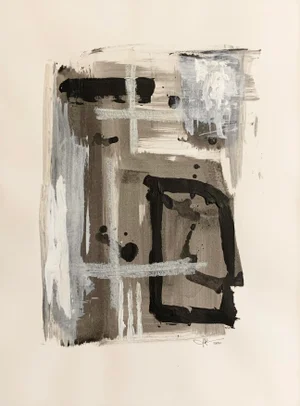 "Untitled 66" Contemporary Abstract Acrylic Painting by J. Kent Martin
