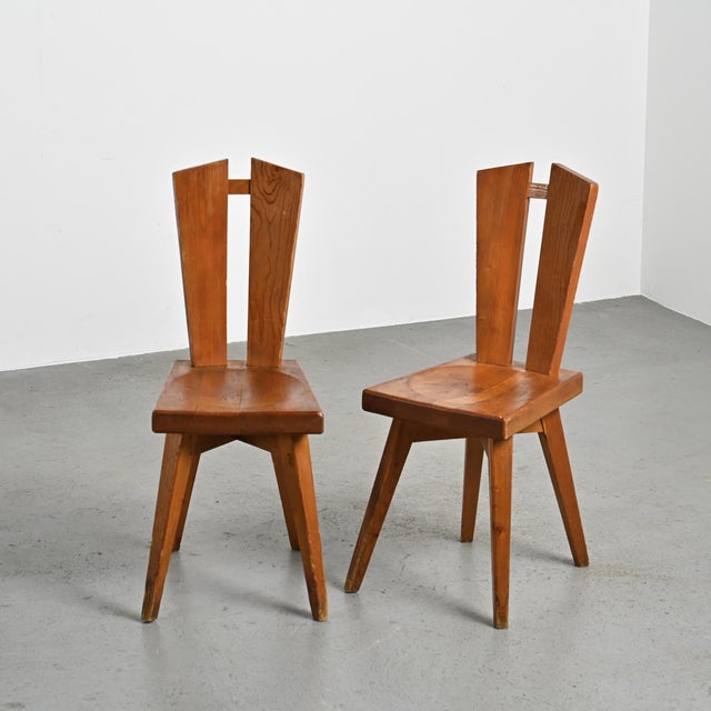 Chairs by Christian Durupt for Meribel, 1960s, Set of 2 For Sale - Image 4 of 17