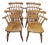 Vintage Ethan Allen Heirloom Comb-Back Arm Chair in Nutmeg Maple. For Sale
