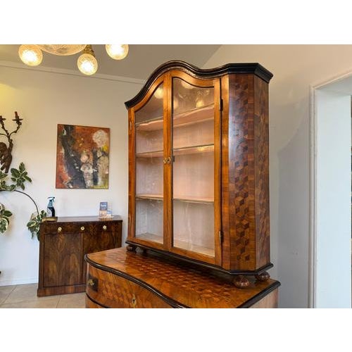 Wood Antique Display Cabinet, 1780s For Sale - Image 7 of 18