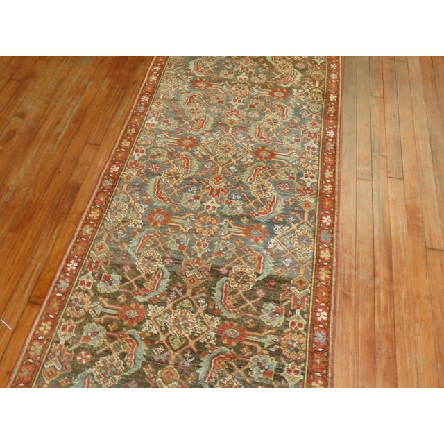 Early 20th Century Antique Persian Malayer Runner - 2'10" x 21'8" For Sale - Image 5 of 7
