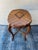 Victorian Antique Carved Walnut Accent Table / Side End Table. Featuring Wavy, Marquetry Inlaid Top and Cabroile Legs For Sale - Image 3 of 9