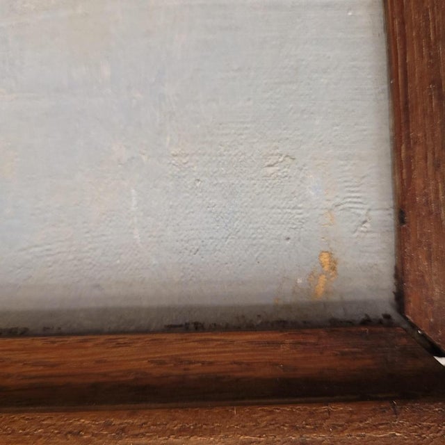 Rene Charles Edmond His, View of the Villefranche Coast, 1903, Oil on Cardboard, Framed For Sale - Image 14 of 16