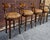 Early 21st Century Set of Four Century Furniture Fruitwood Upholstered Swivel Bar Stools For Sale - Image 5 of 15