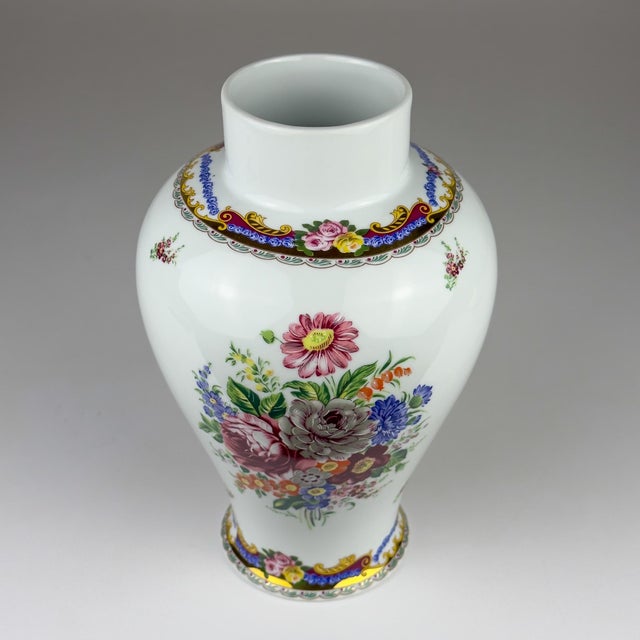 Vintage Porcelain Ginger Jar, Limoges, France, 1970s For Sale - Image 10 of 18