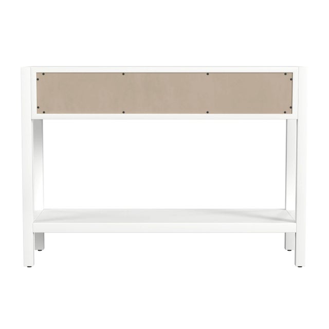 2020s Lark 44" Wood Console Table, White For Sale - Image 5 of 7