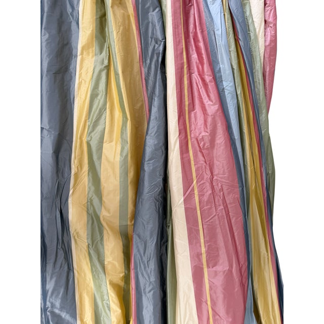 Clarence House Huge Clarence House Silk Stripe Drapery Panel - 1 of 10 For Sale - Image 4 of 5