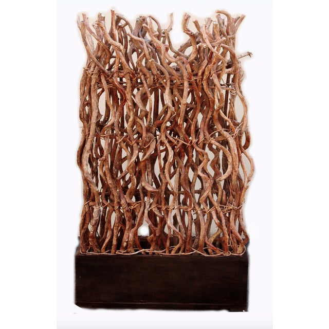 Rustic Reclaimed Branch Room Divider Decor Chairish