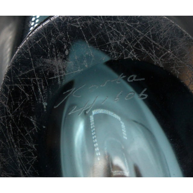 1960s C. 1960s Kosta Sea Blue Vase by Vicke Lindstrand For Sale - Image 5 of 5