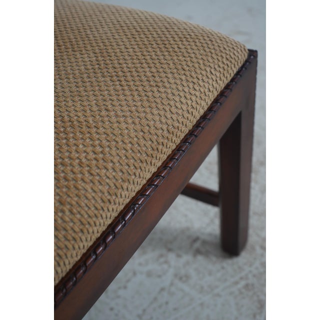Set of 8 Henredon Chippendale Mahogany Dining Room Chairs For Sale - Image 14 of 18