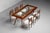 Glass Sculptural Mahogany Dining Table by Franco Albini, Italy, 1950s For Sale - Image 7 of 18