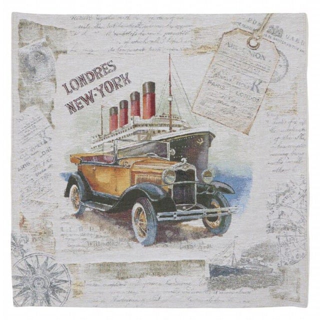 This beautiful tapestry is woven on a jacquard loom by skilled weavers, keeping alive the centuries old tradition of...