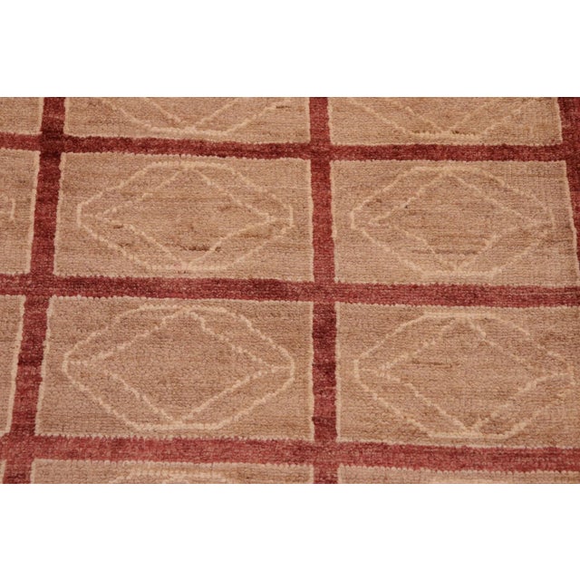 Textile 1990s 1990s Boho Chic Gabbeh Tan/Brown Wool Rug For Sale - Image 7 of 10